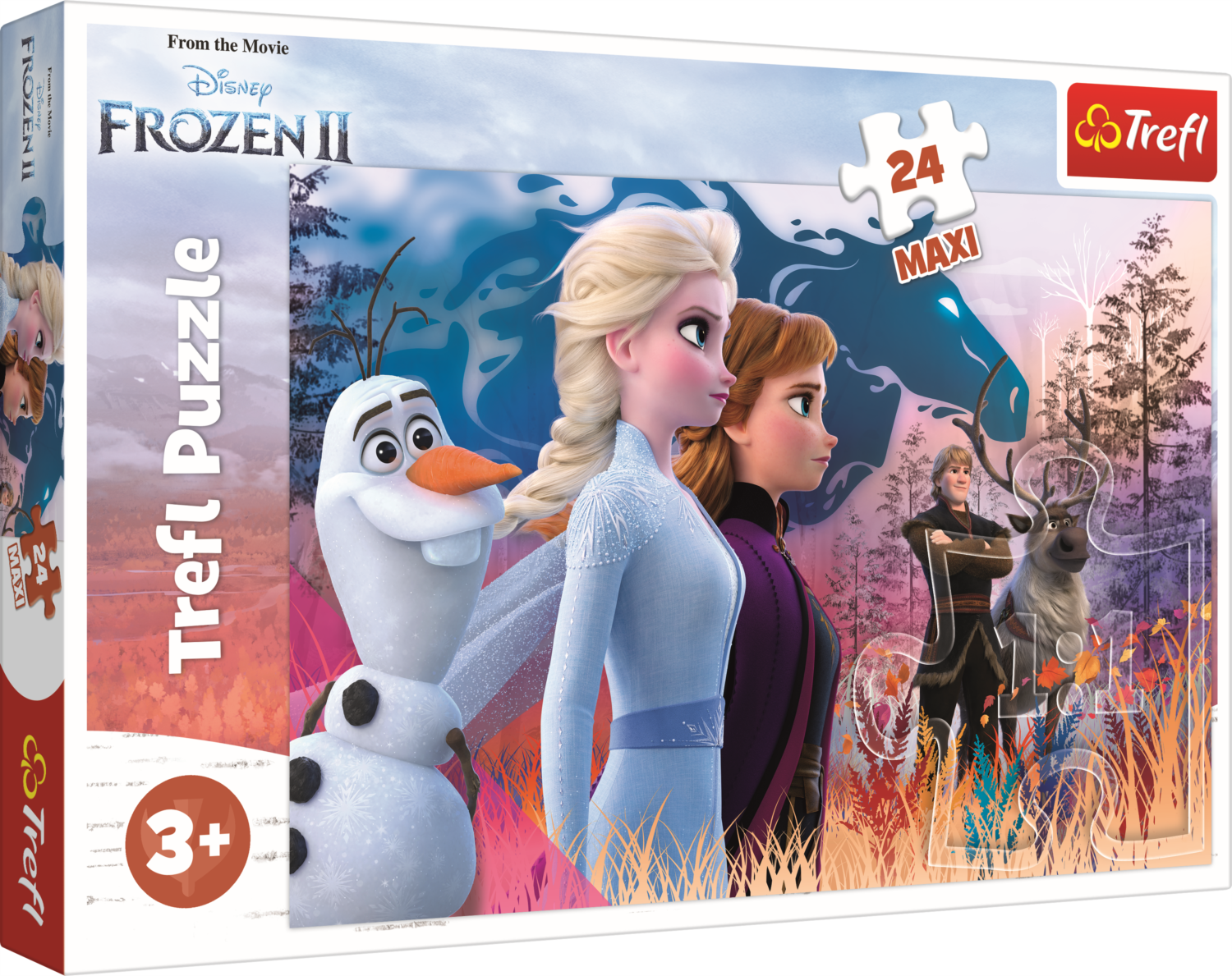 TREFL Puzzle Ledové království 2 MAXI 24 dílků + Ledové království 60 dílků Zdarma