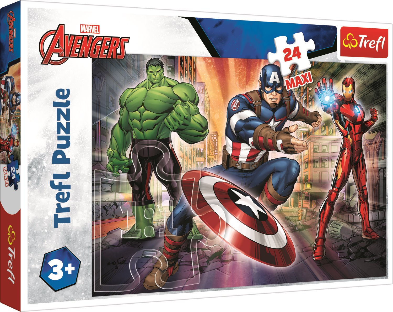 TREFL Puzzle Ve světě Avengers MAXI 24 dílků