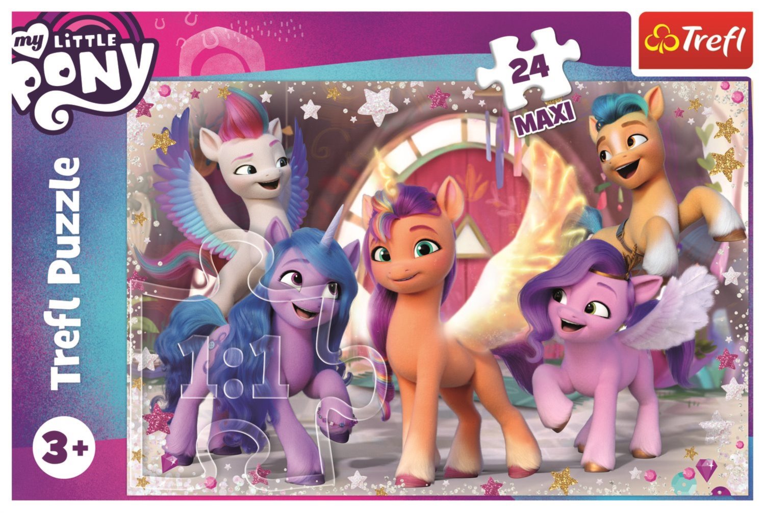 TREFL Puzzle My Little Pony: Radostní poníci MAXI 24 dílků