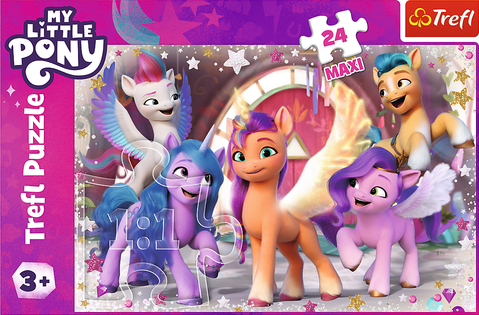 TREFL Puzzle My Little Pony: Šťastný den MAXI 24 dílků
