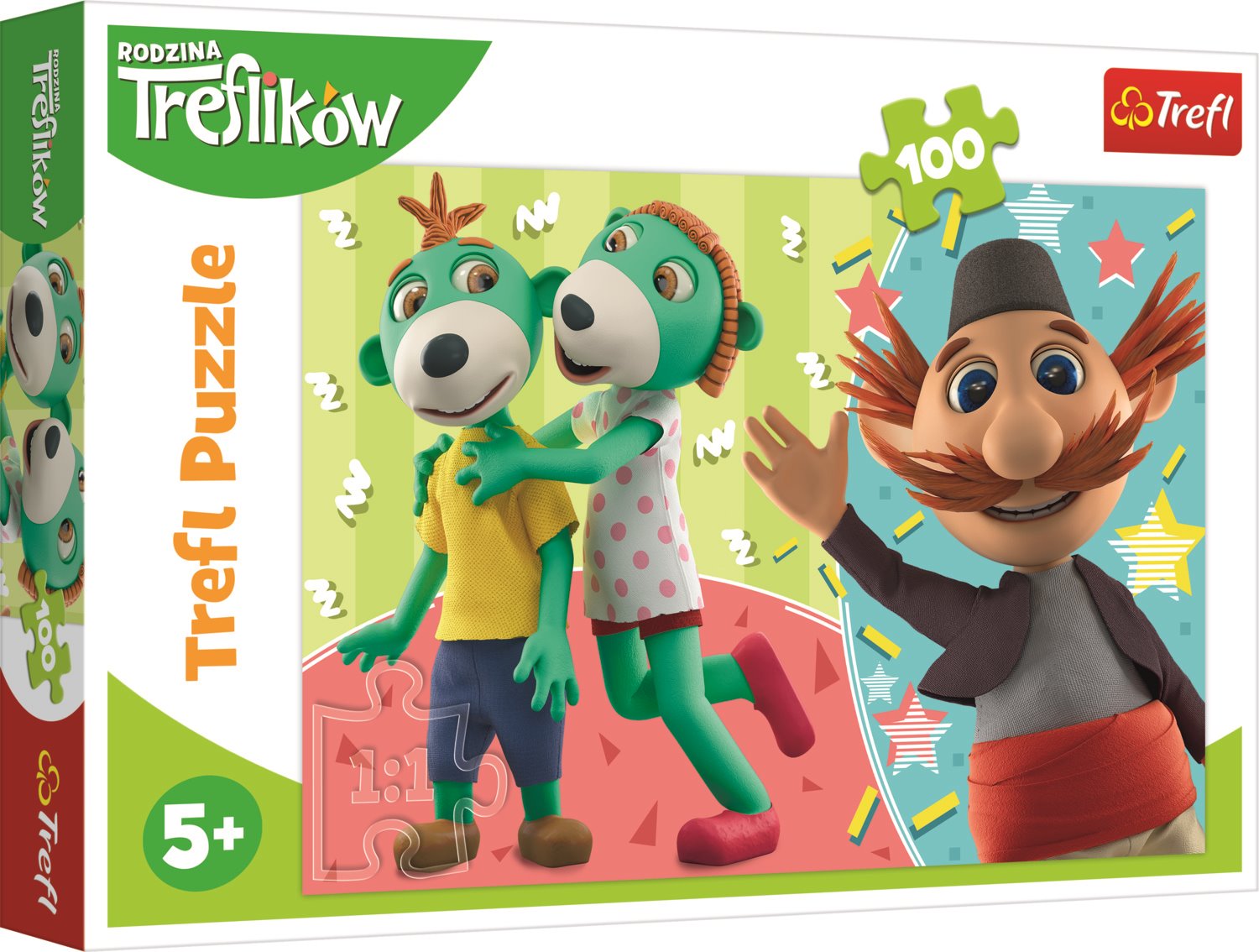 Puzzle Treflíci a strýček 100 dílků