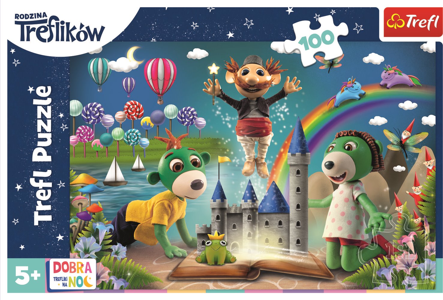 Puzzle Treflíci: Pohádkový večer 100 dílků