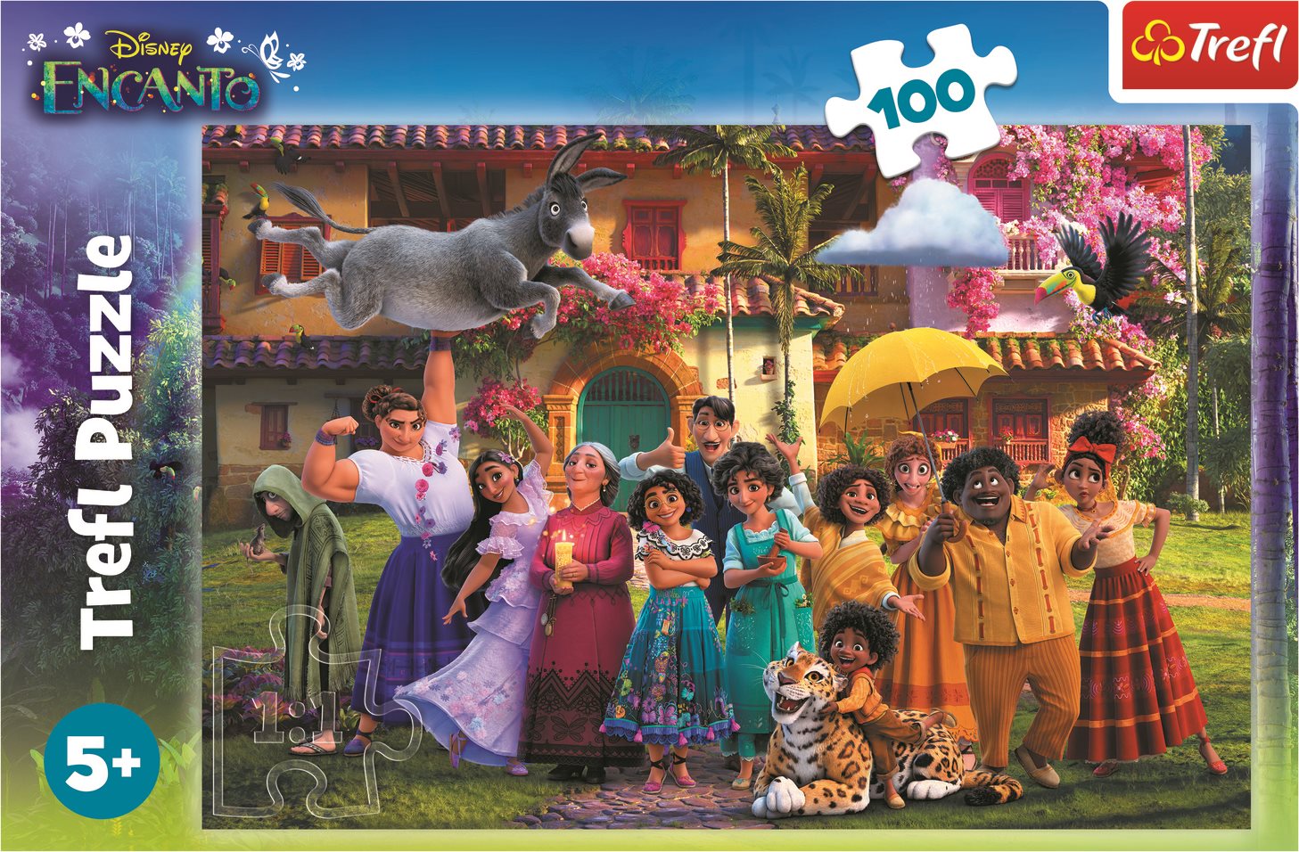 TREFL Puzzle Encanto: Kouzlo čeká v Encanto 100 dílků