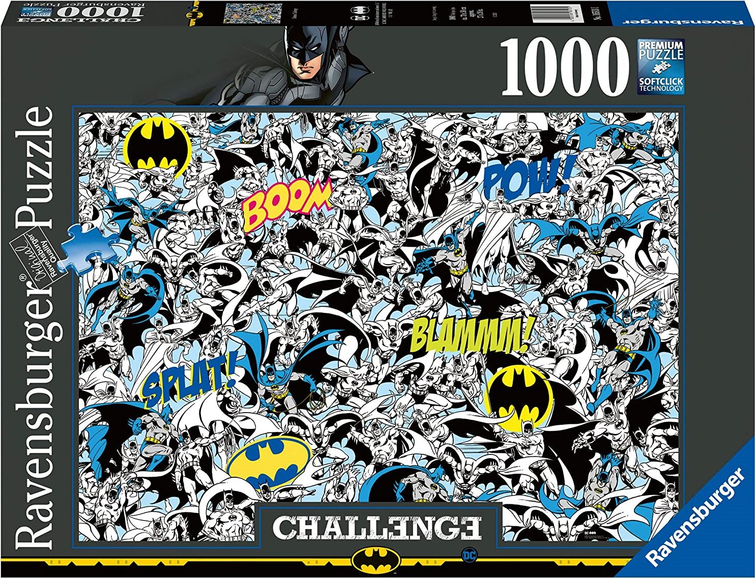 RAVENSBURGER Puzzle Challenge: Batman 1000 dílků