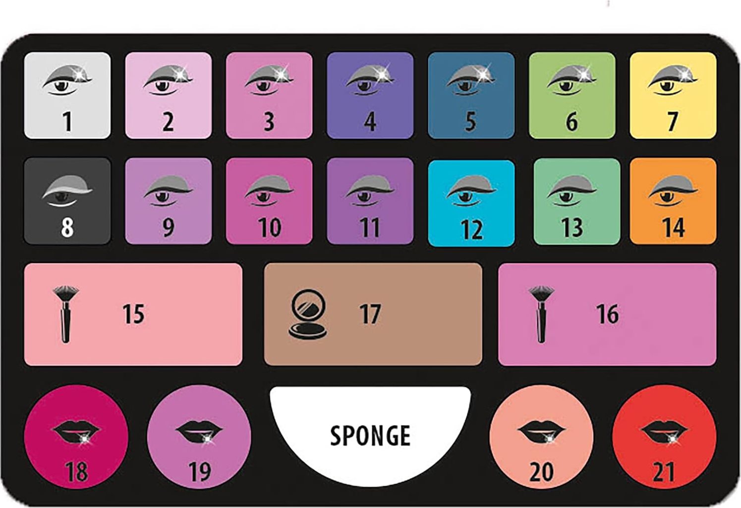 CLEMENTONI Crazy Chic Teen Make up Studio: Sada Influencer