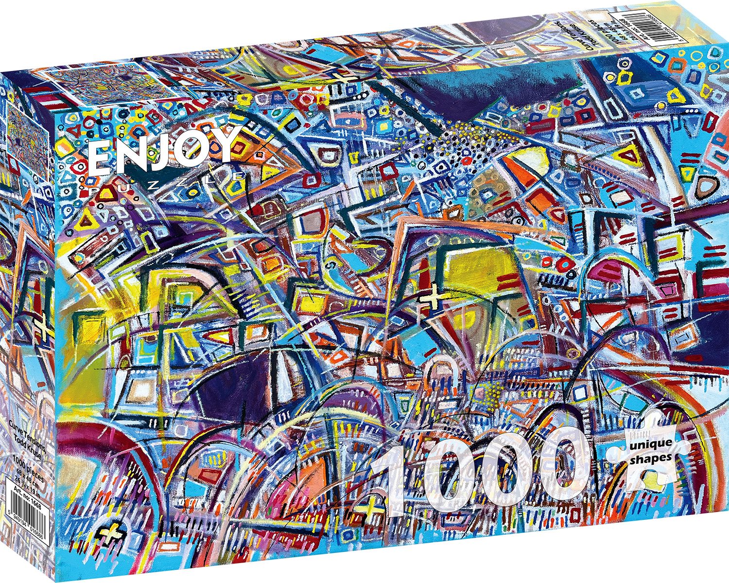 ENJOY Puzzle Napětí v křivkách 1000 dílků