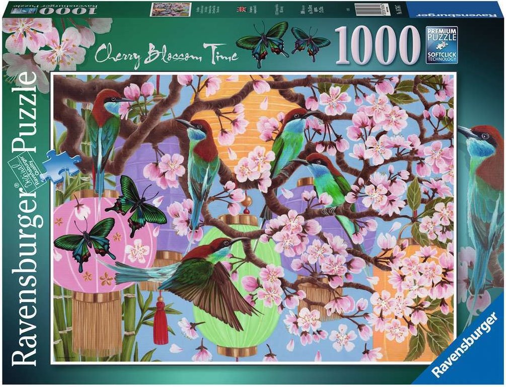 RAVENSBURGER Puzzle Květy třešní 1000 dílků