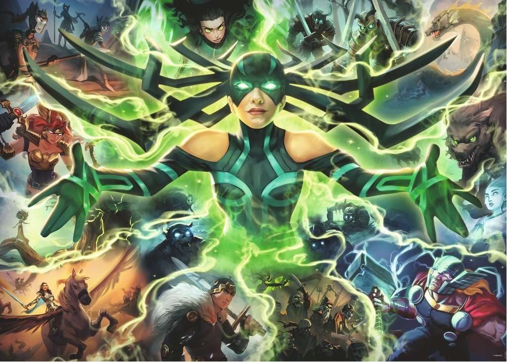 RAVENSBURGER Puzzle Marvel Villainous: Hela 1000 dílků