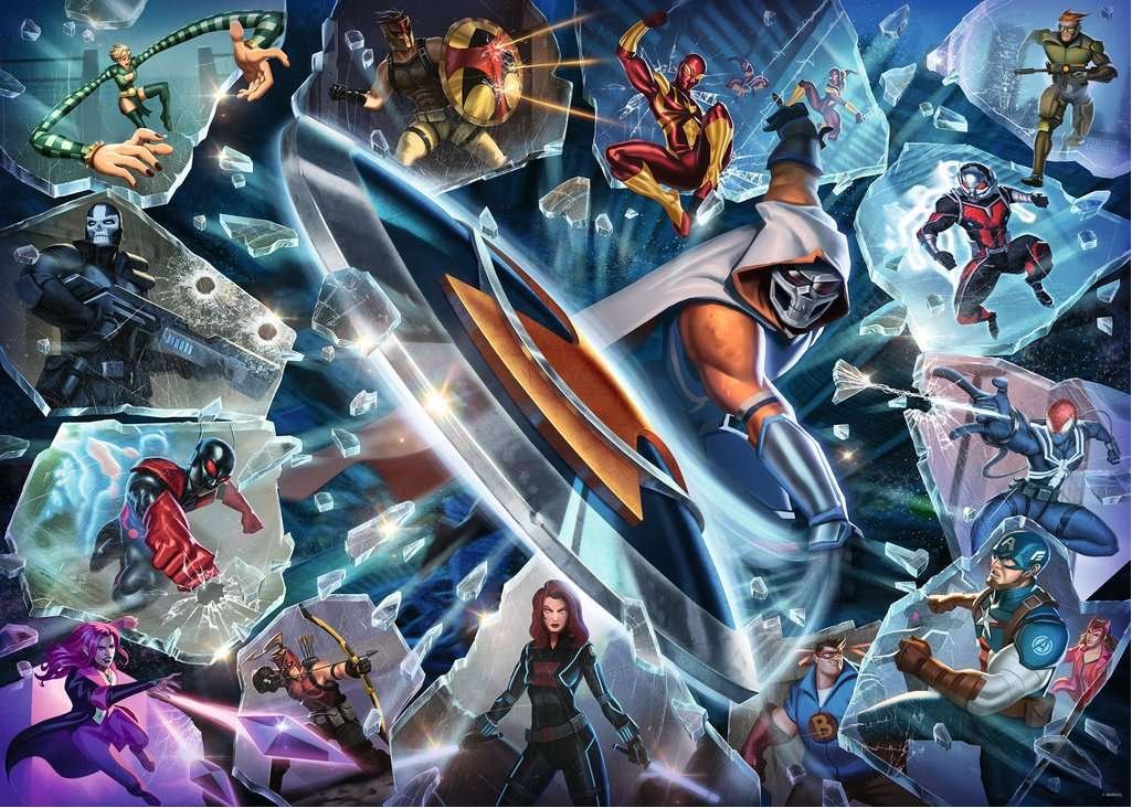 RAVENSBURGER Puzzle Marvel Villainous: Taskmaster 1000 dílků