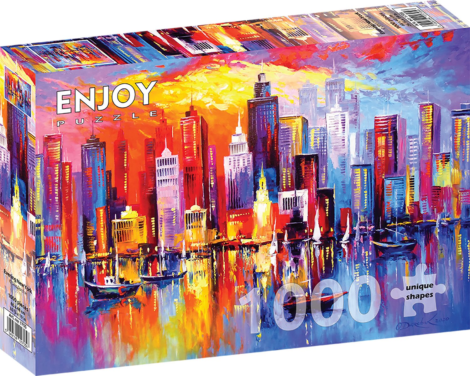 ENJOY Puzzle Večerní New York 1000 dílků