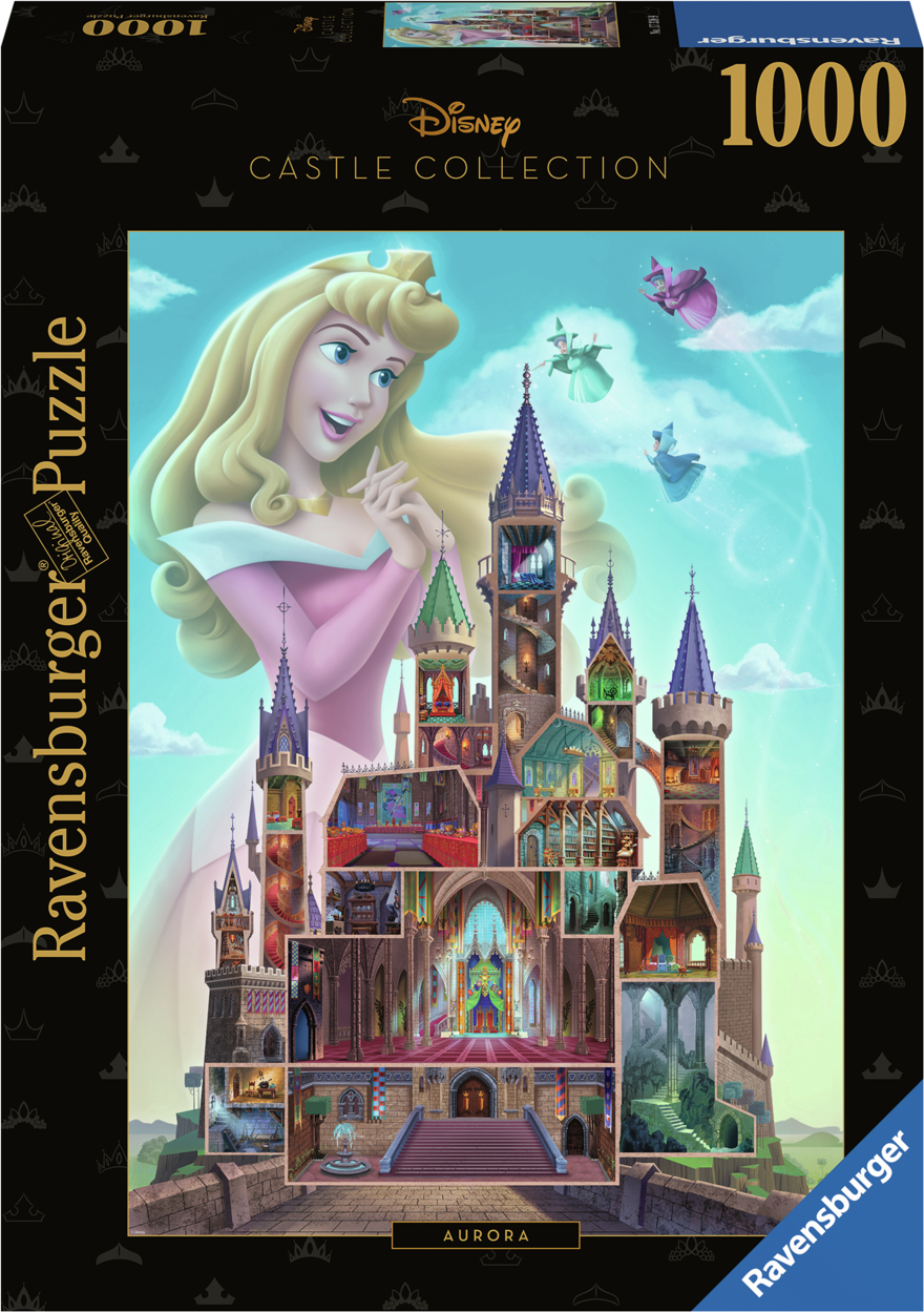 RAVENSBURGER Puzzle Disney Castle Collection: Šípková Růženka 1000 dílků