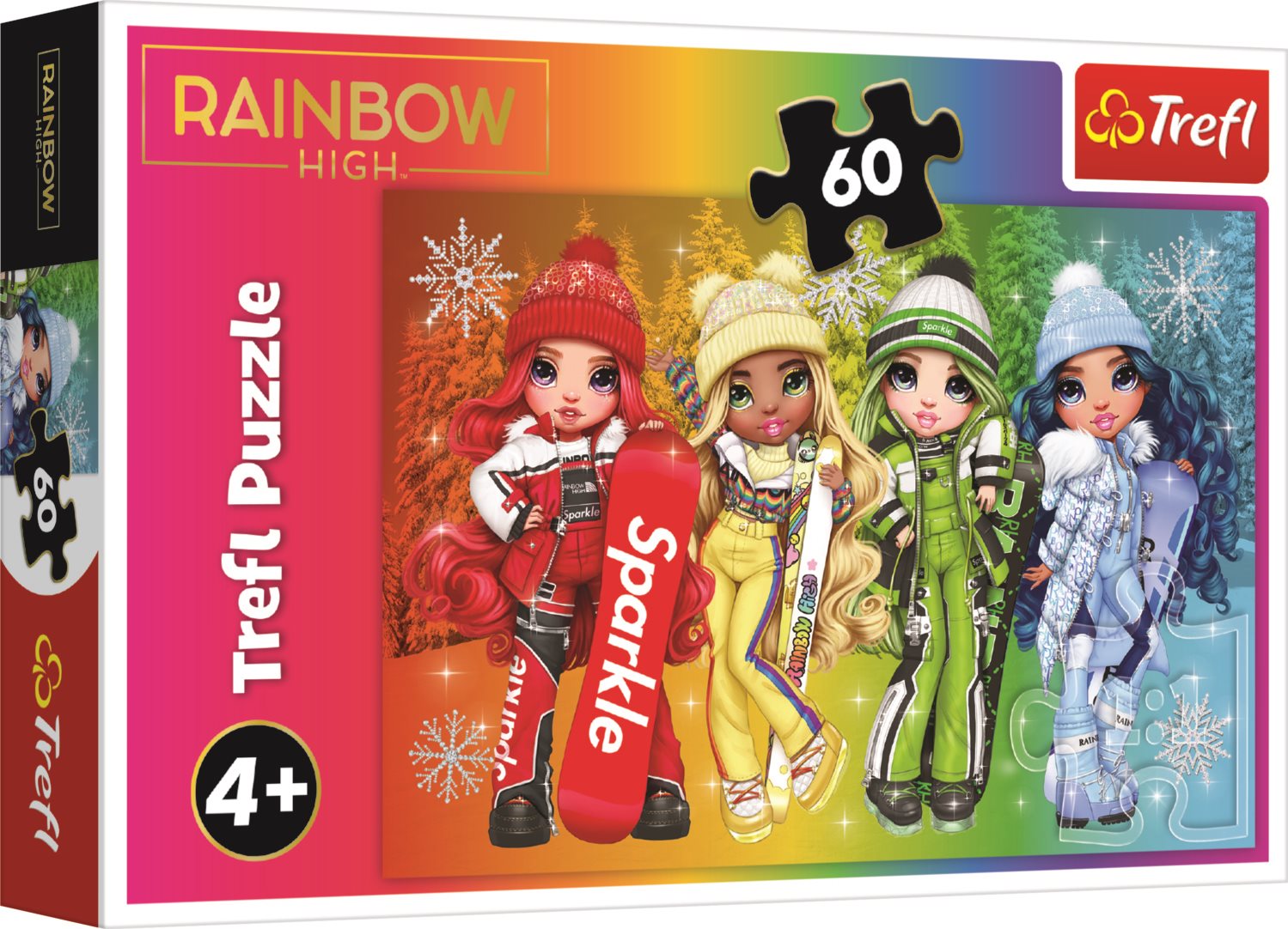TREFL Puzzle Rainbow High: Veselé panenky 60 dílků