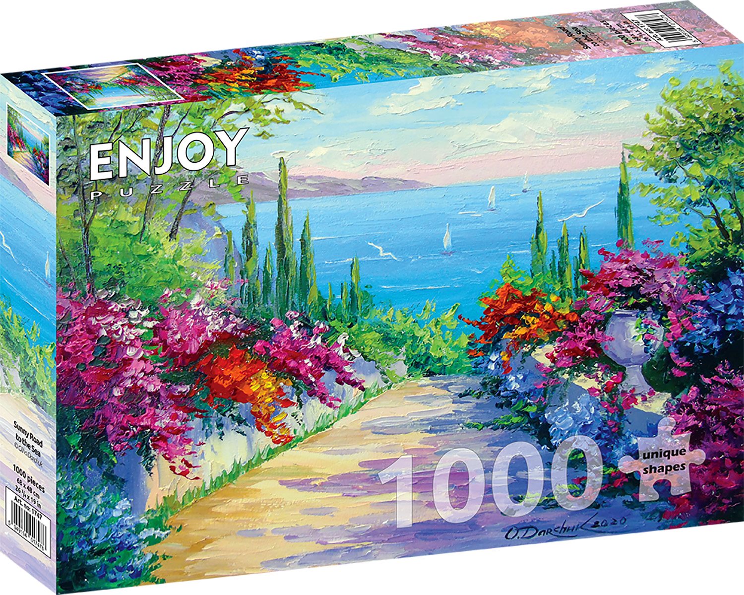 ENJOY Puzzle Slunečná cesta k moři 1000 dílků