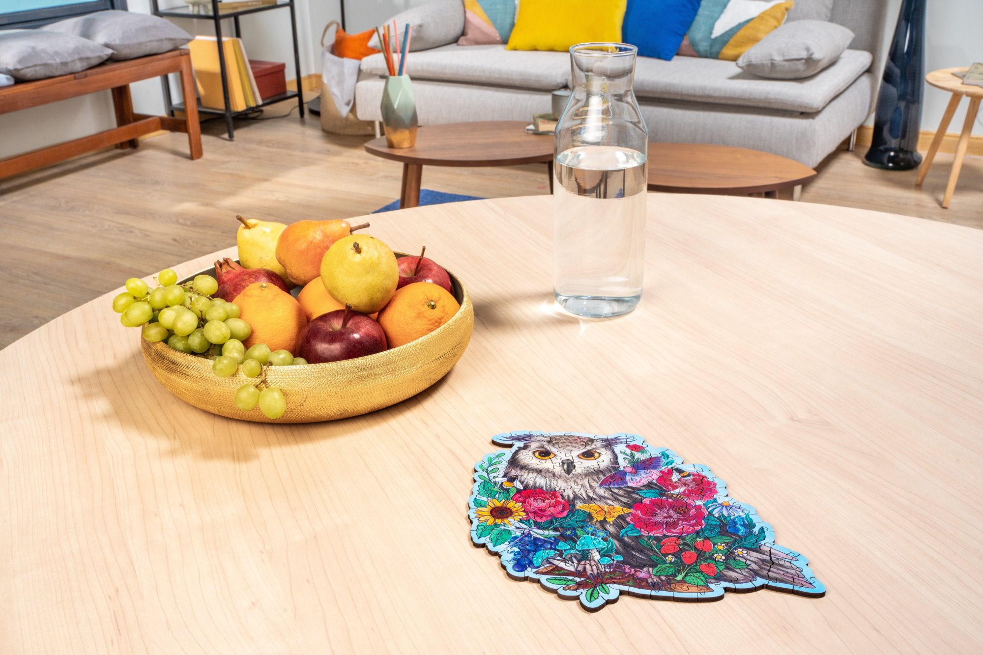 RAVENSBURGER Dřevěné obrysové puzzle Tajemná sova 150 dílků