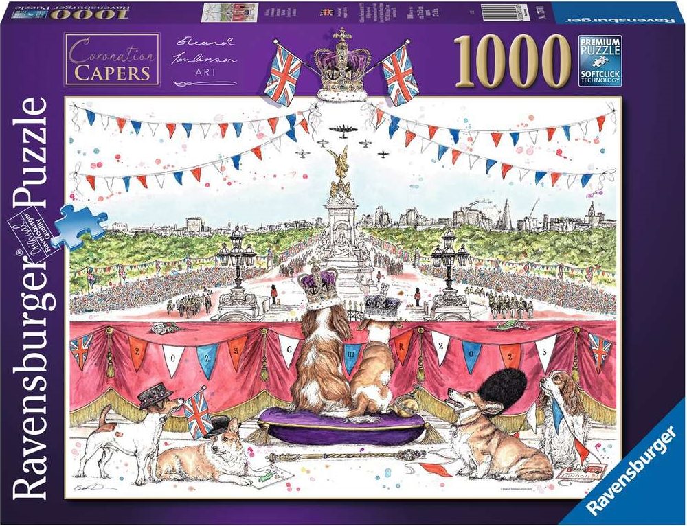 RAVENSBURGER Puzzle Korunovace 1000 dílků