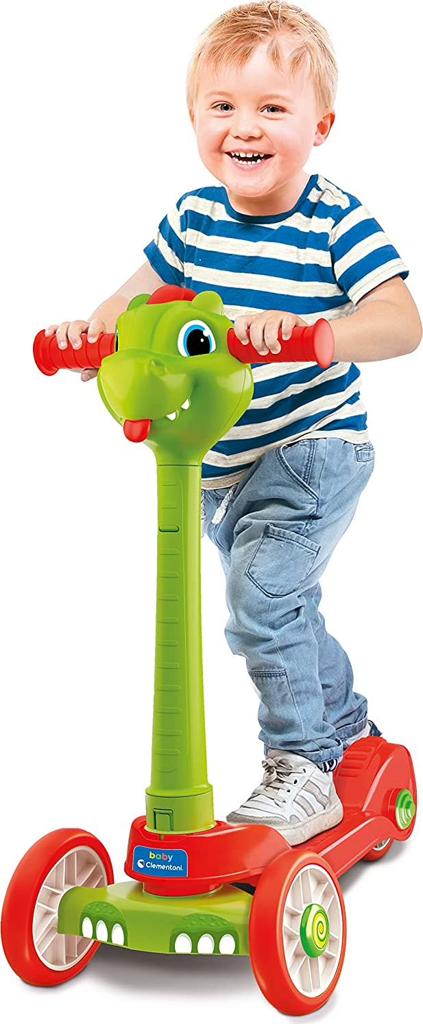 CLEMENTONI BABY Koloběžka Drak
