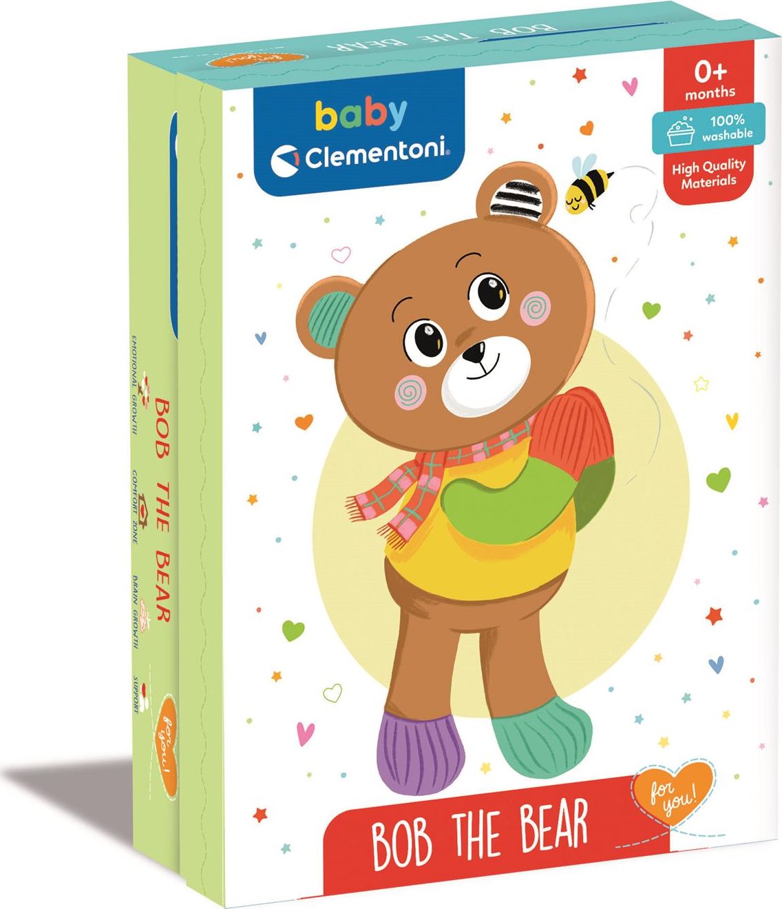 CLEMENTONI BABY For You Plyšový medvídek Bob