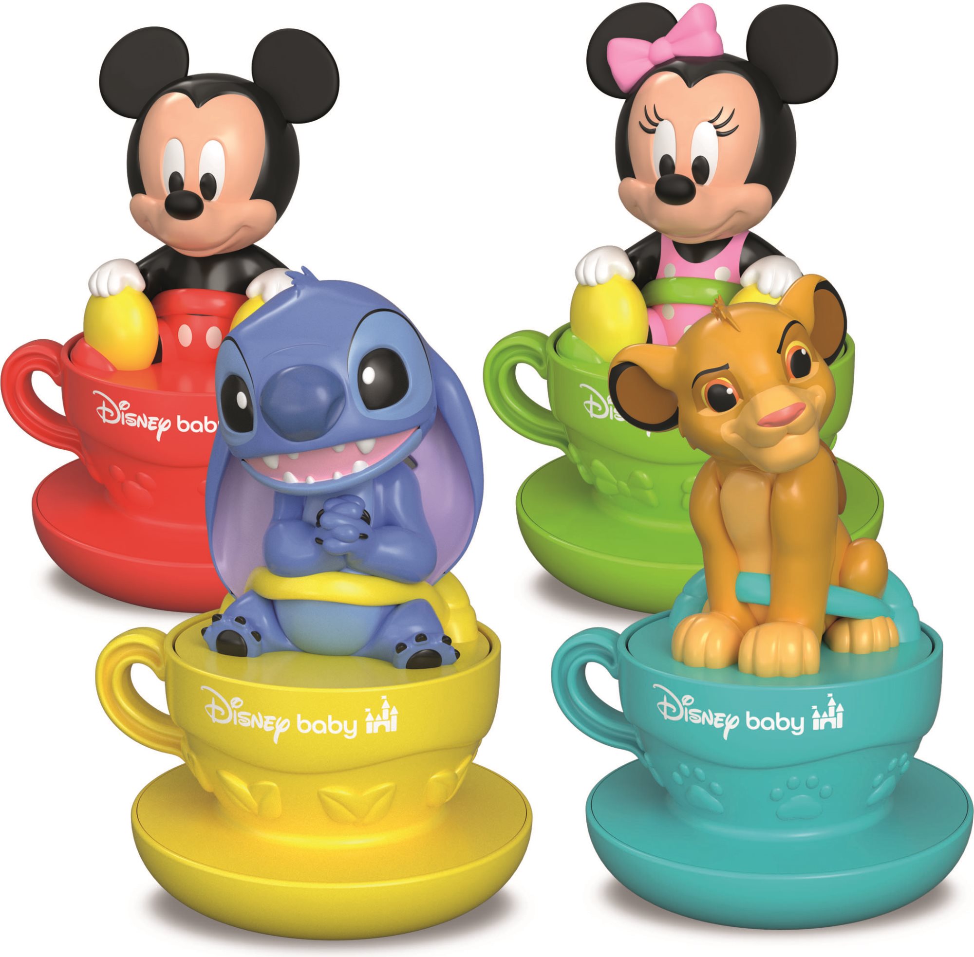 CLEMENTONI BABY Rotující šálek Disney Stitch