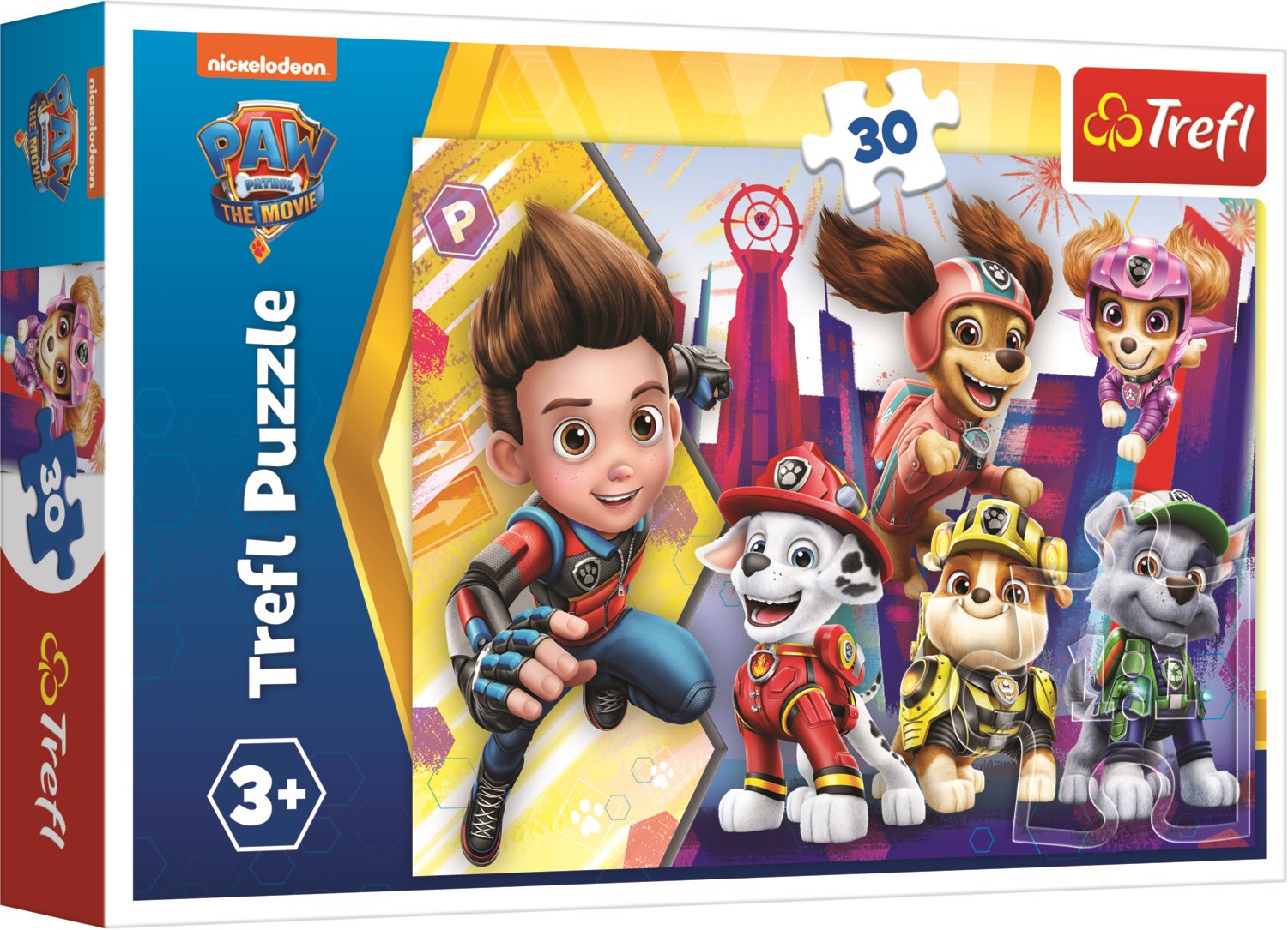 TREFL Puzzle Tlapková patrola ve filmu: Dobře sehraný tým 30 dílků