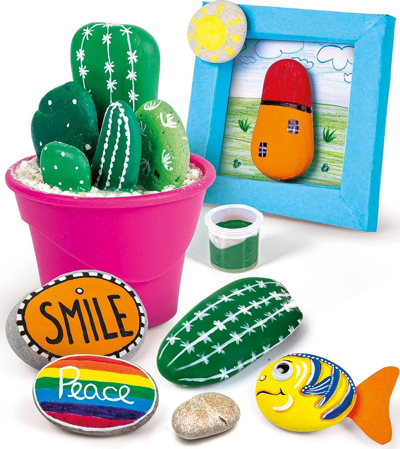 CLEMENTONI IDEA Kreativní sada Zdobení kamenů