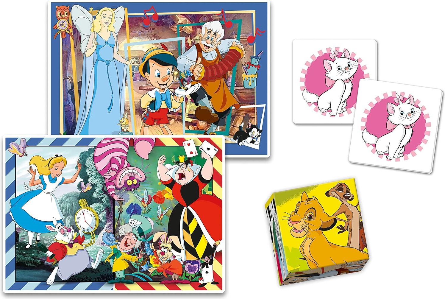 CLEMENTONI Soubor her Disney klasika 4v1