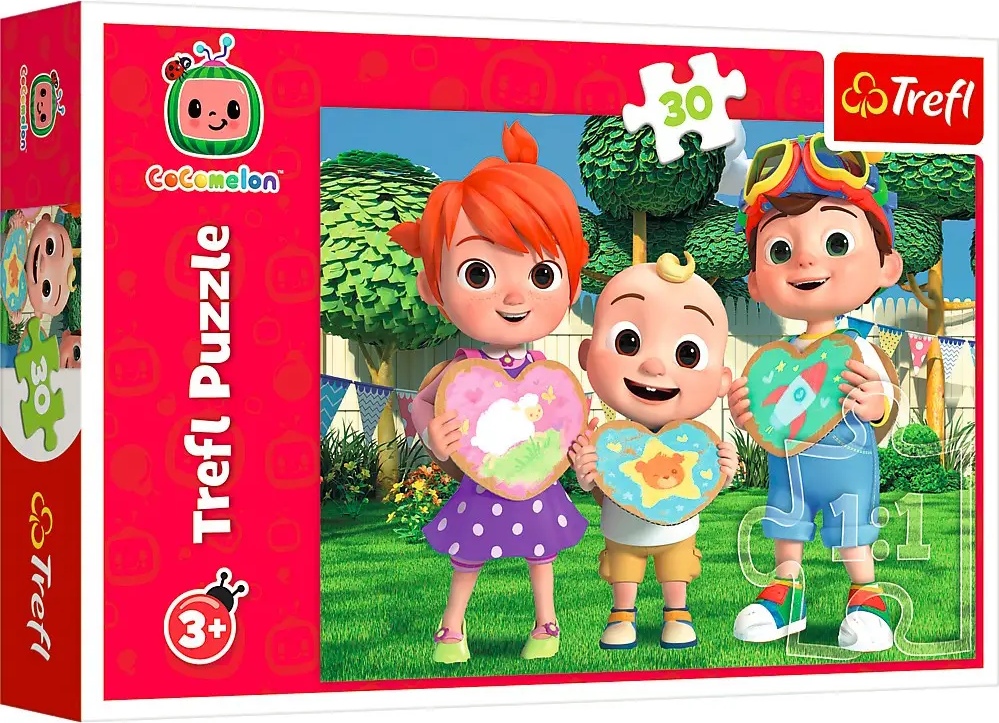 TREFL Puzzle Cocomelon: Pojďme si hrát 30 dílků