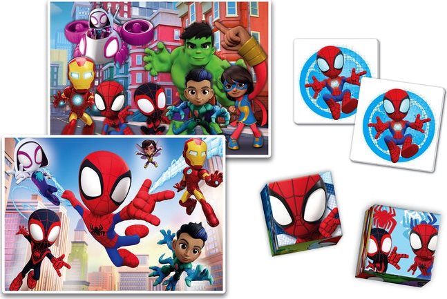 CLEMENTONI Soubor her Spidey a jeho úžasní přátelé 4v1