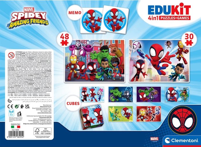 CLEMENTONI Soubor her Spidey a jeho úžasní přátelé 4v1