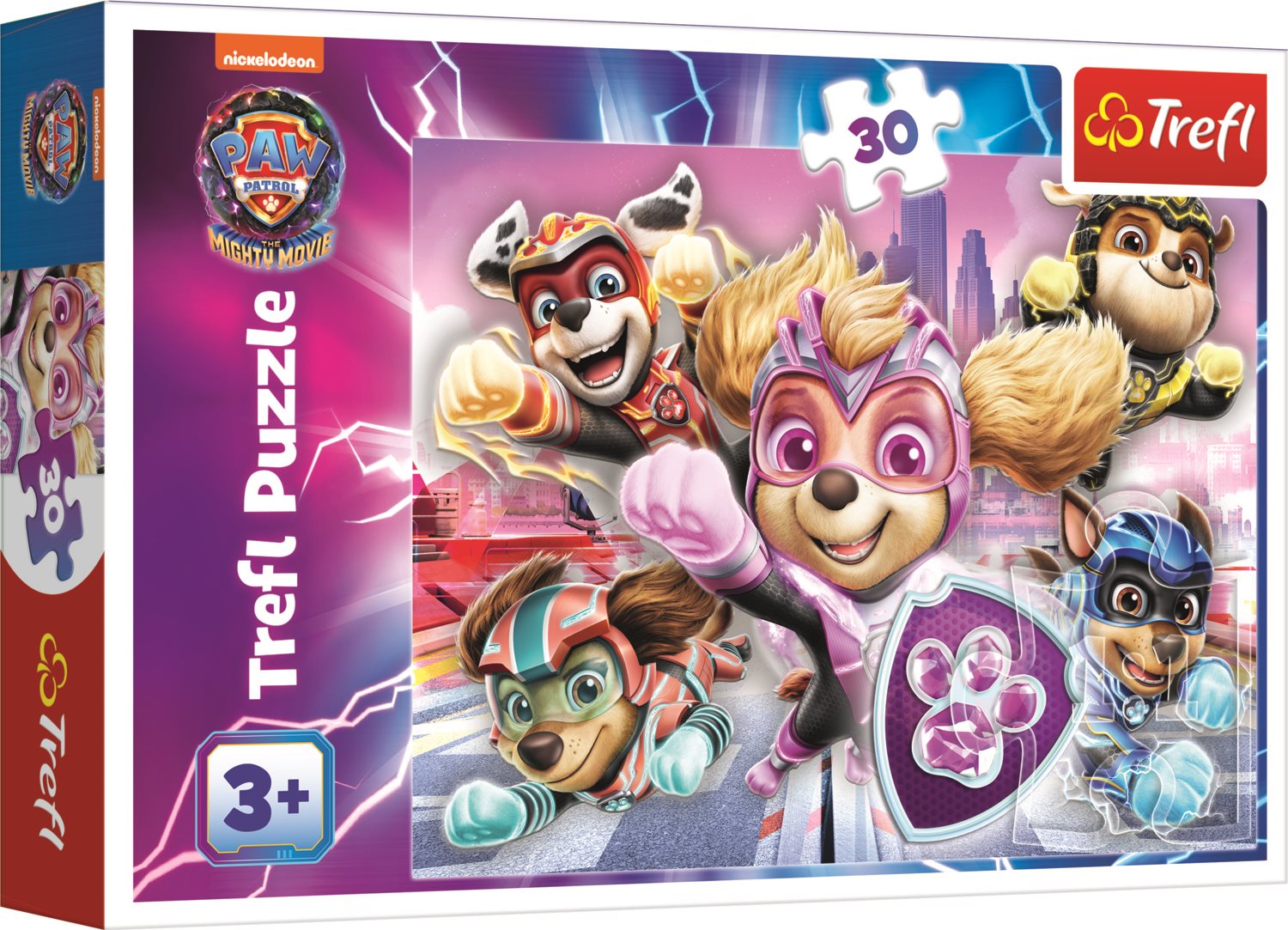 TREFL Puzzle Tlapková patrola: Hrdinové z města 30 dílků