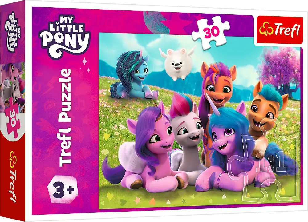 TREFL Puzzle My Little Pony: Přátelští poníci 30 dílků