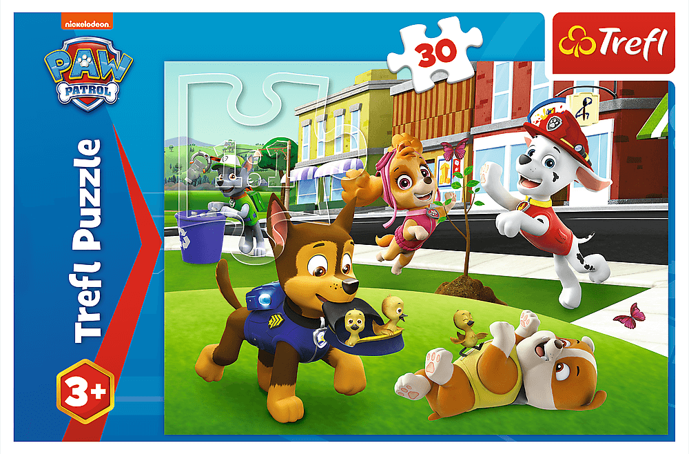 TREFL Puzzle Tlapková patrola: Psi v akci 30 dílků