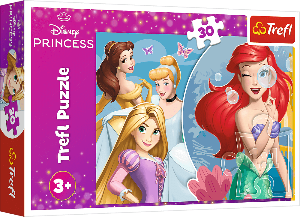 TREFL Puzzle Disney princezny: Krásný princeznovský den 30 dílků
