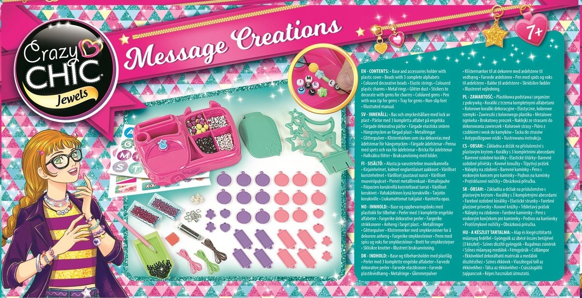 CLEMENTONI Crazy Chic Kreativní studio s písmeny