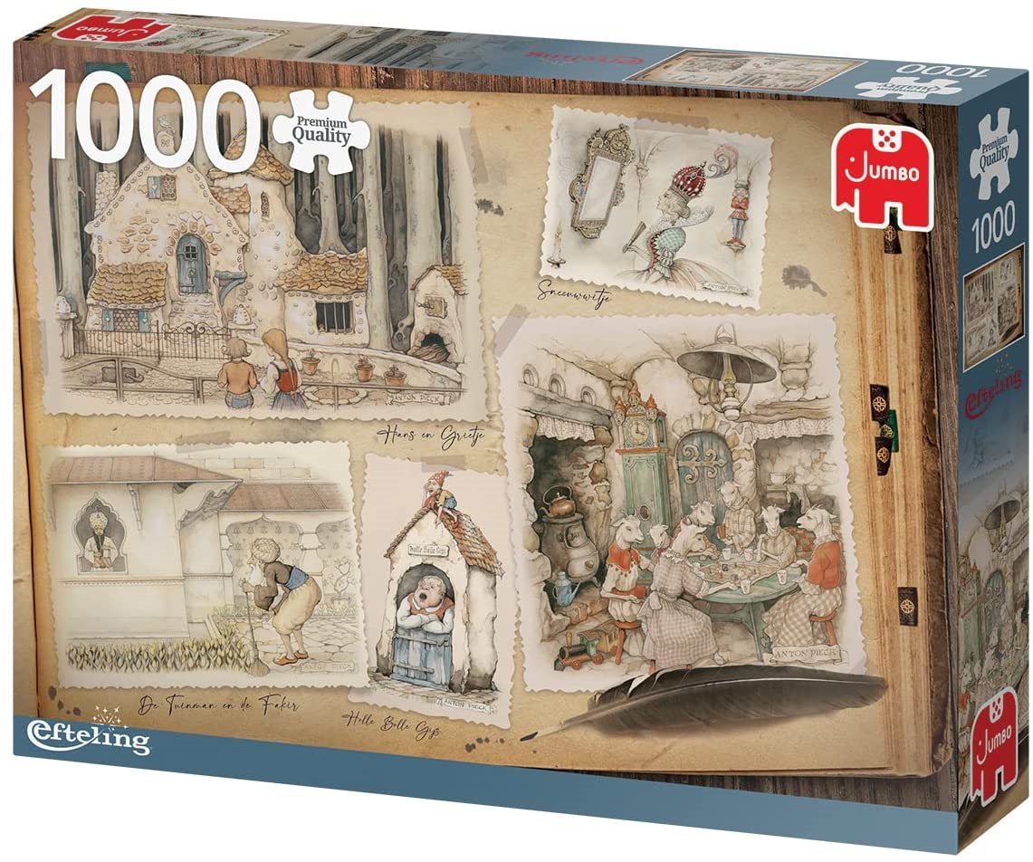 JUMBO Puzzle Kniha pohádek Efteling 1000 dílků