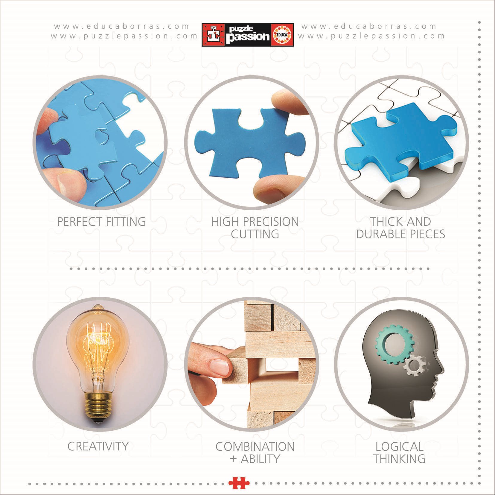 EDUCA Puzzle Jezdit jako holka 500 dílků