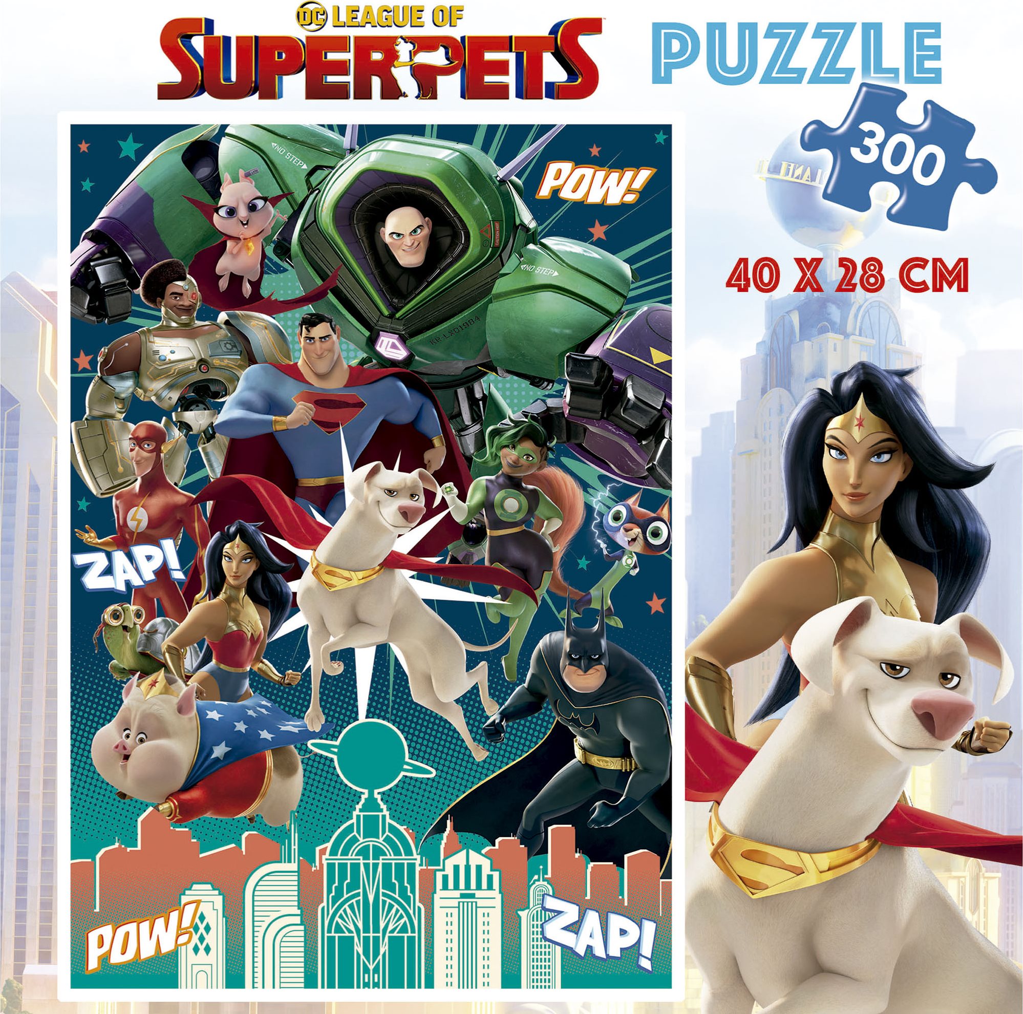 EDUCA Puzzle DC Liga supermazlíčků 300 dílků