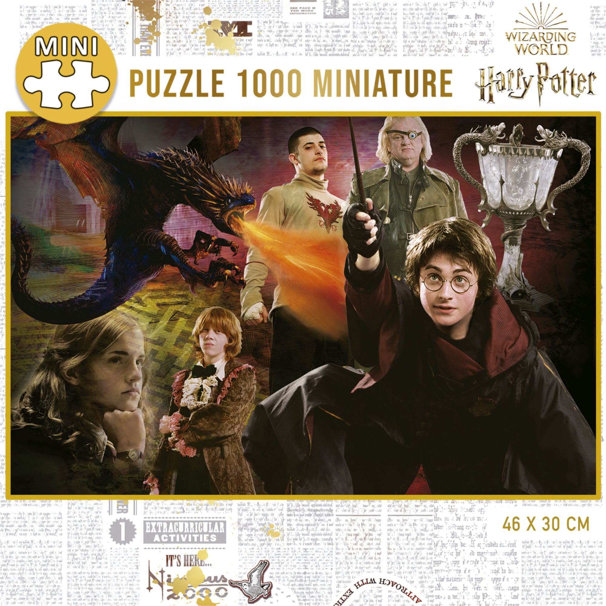 EDUCA Miniaturní puzzle Harry Potter 1000 dílků