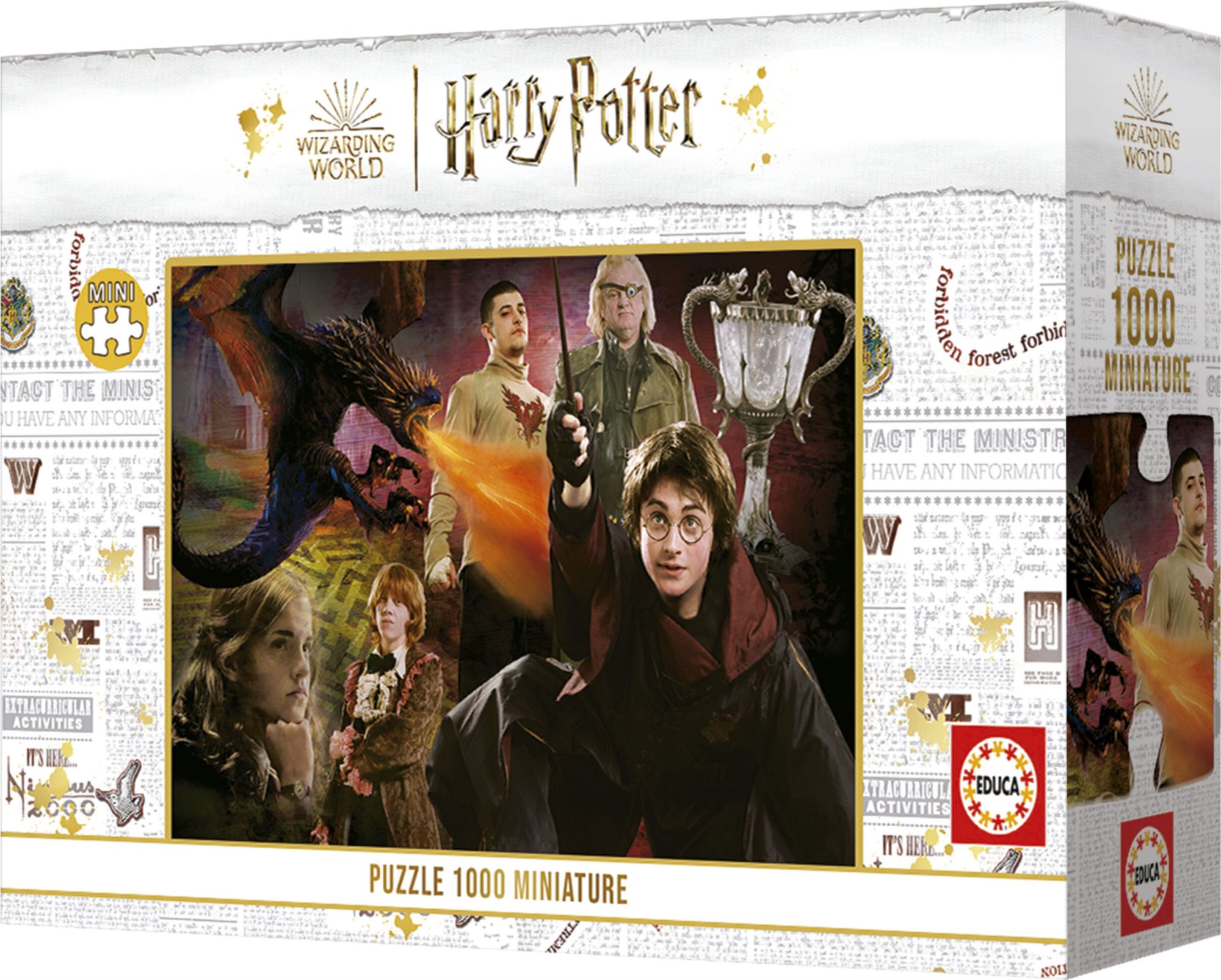 EDUCA Miniaturní puzzle Harry Potter 1000 dílků