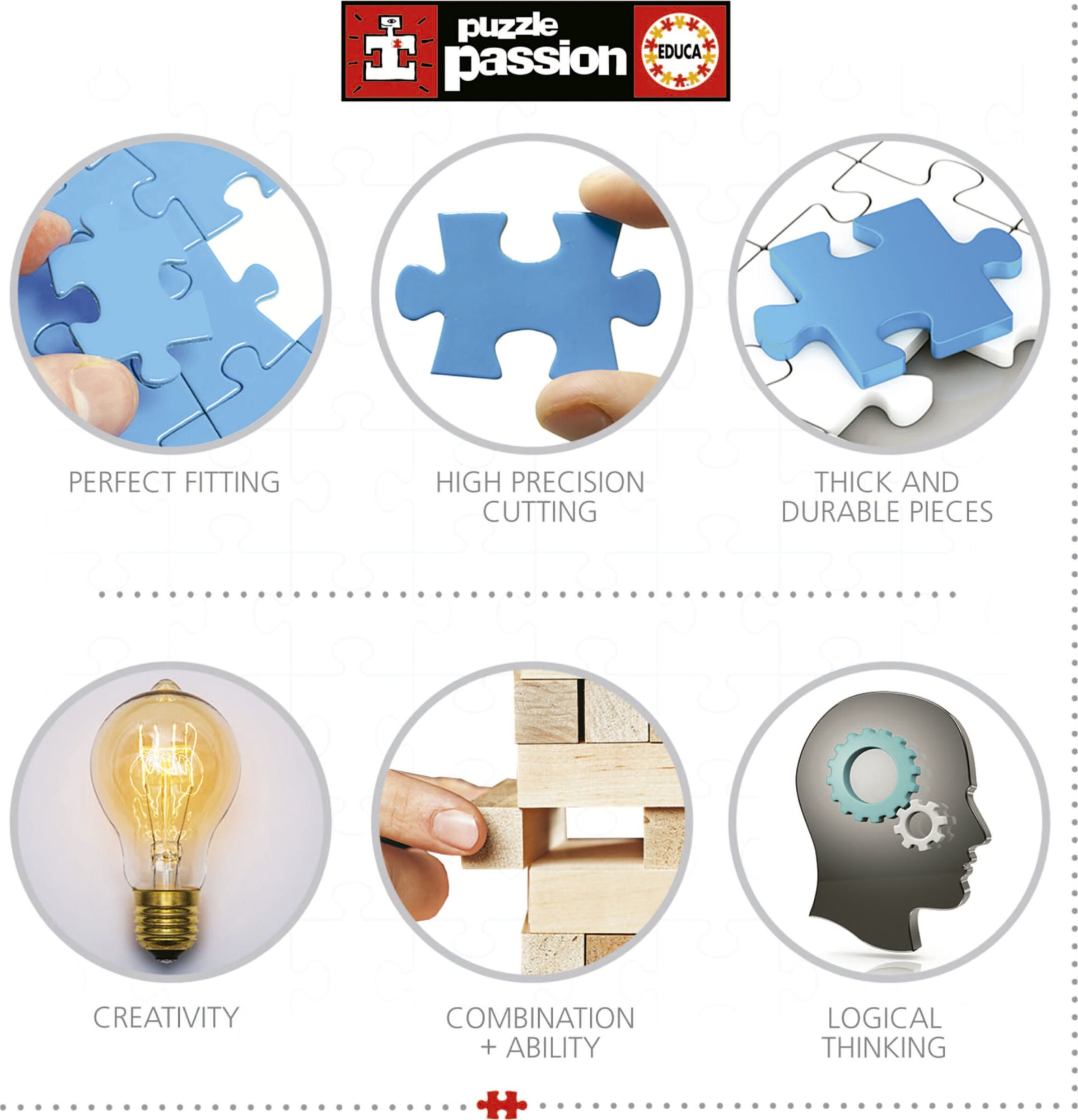 EDUCA Miniaturní puzzle Harry Potter 1000 dílků