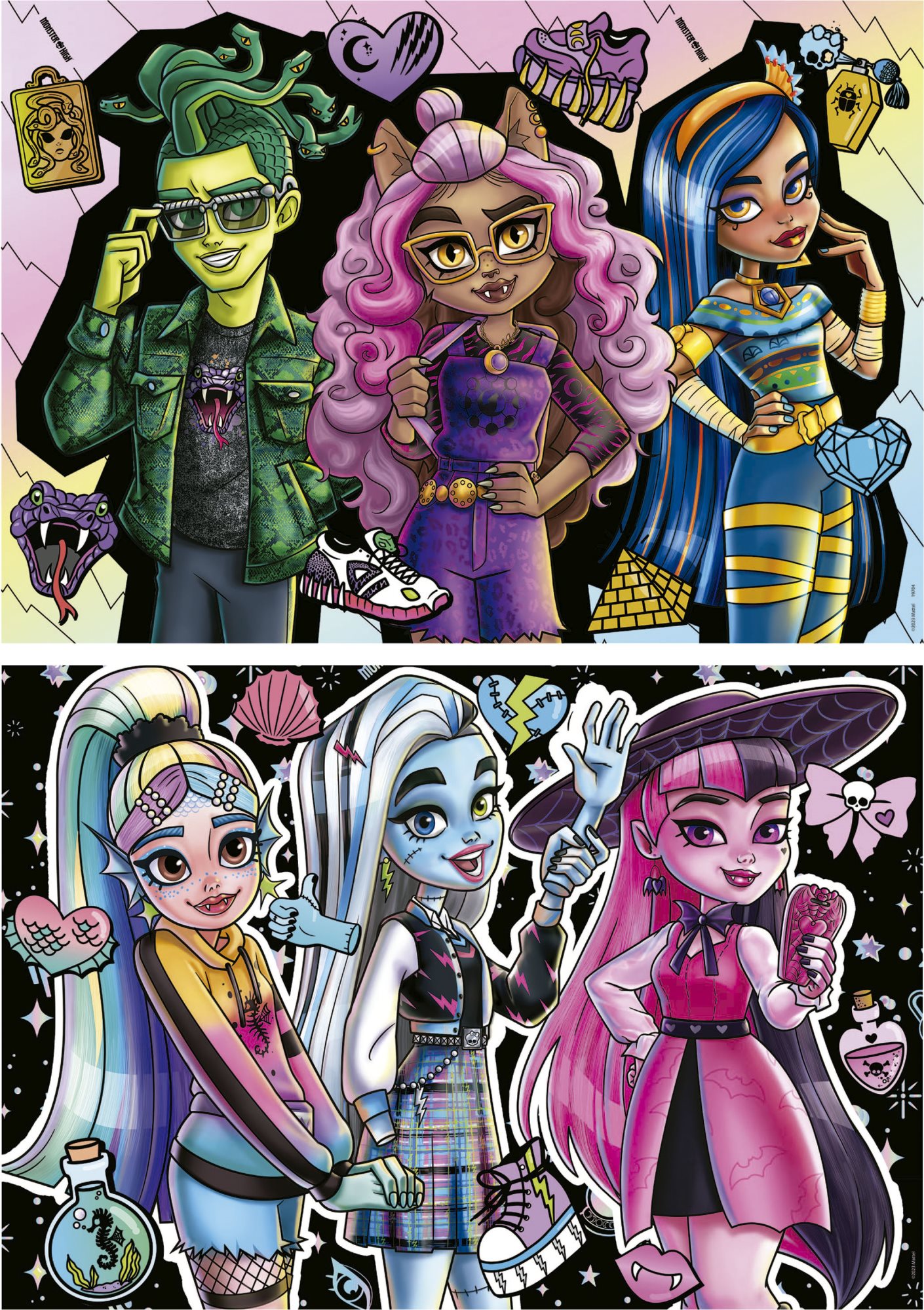 EDUCA Puzzle Monster High 2x100 dílků