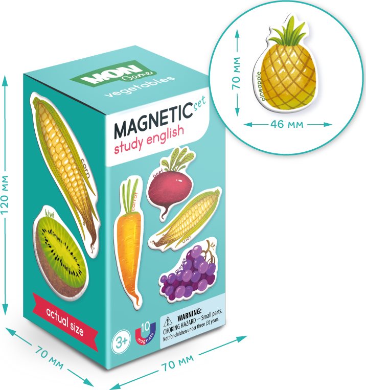 DODO Magnetická hra - Ovoce
