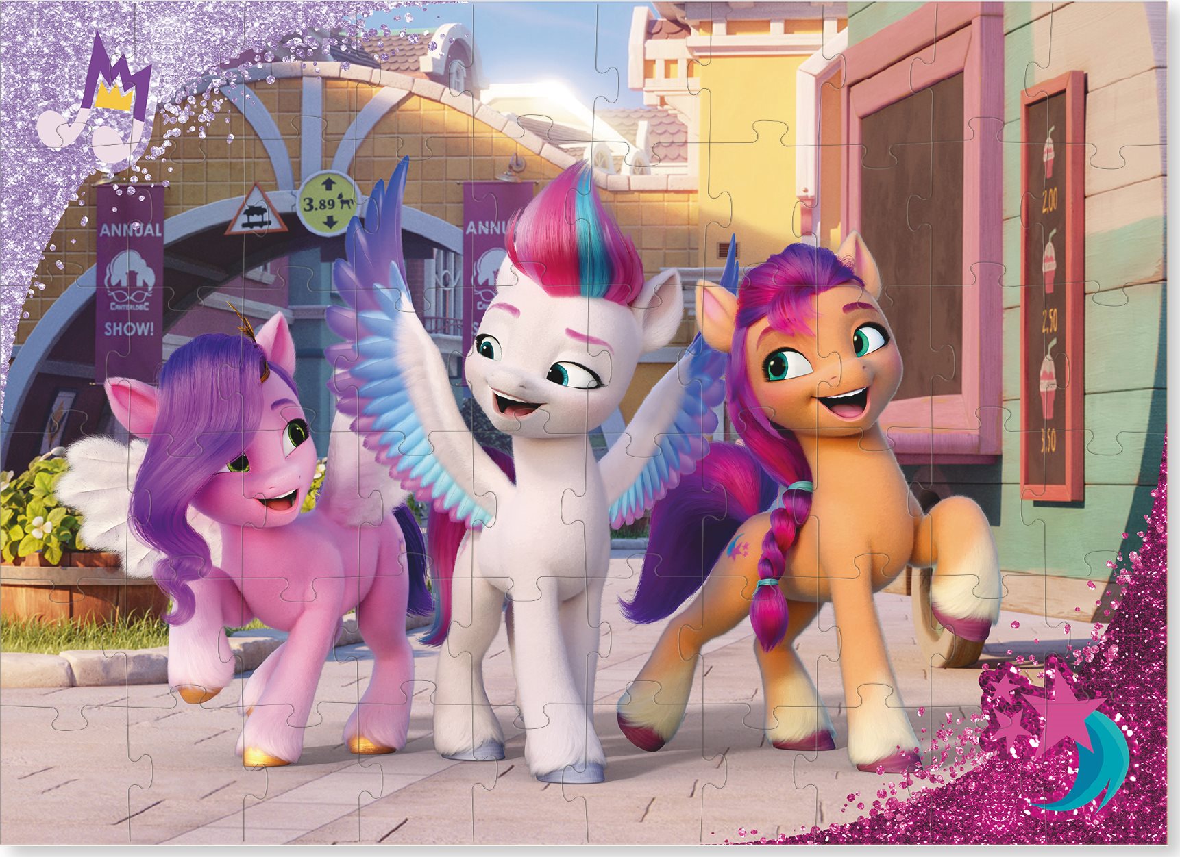 DODO Puzzle My Little Pony: Ve městě 60 dílků
