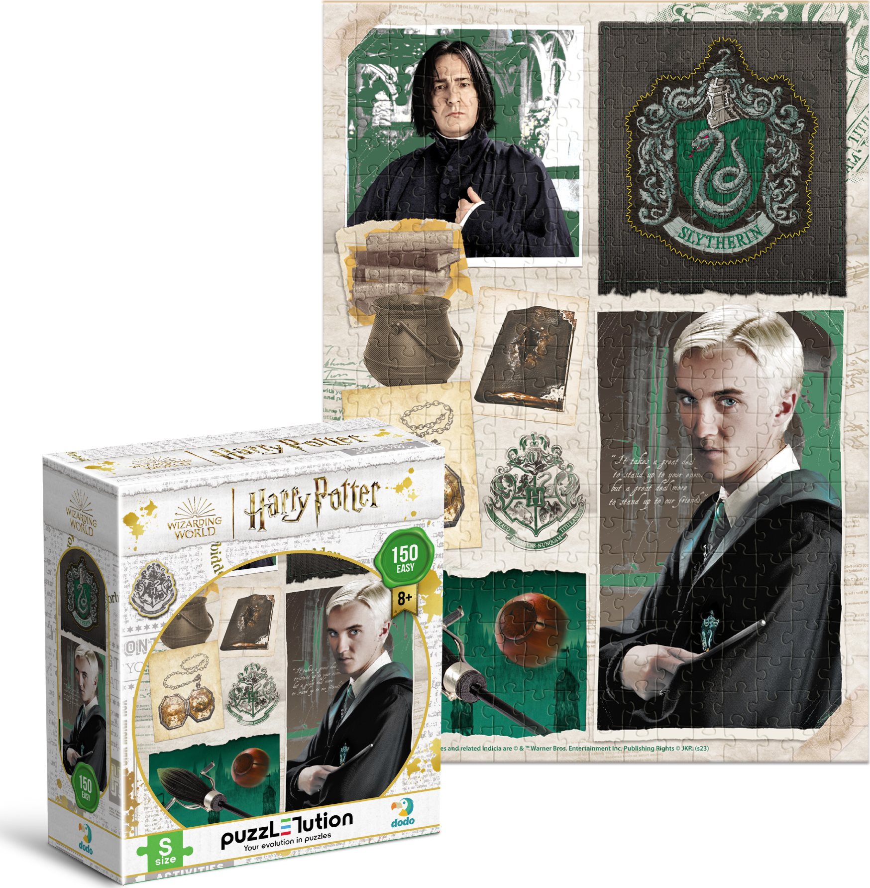 DODO Puzzle Harry Potter: Zmijozel 150 dílků