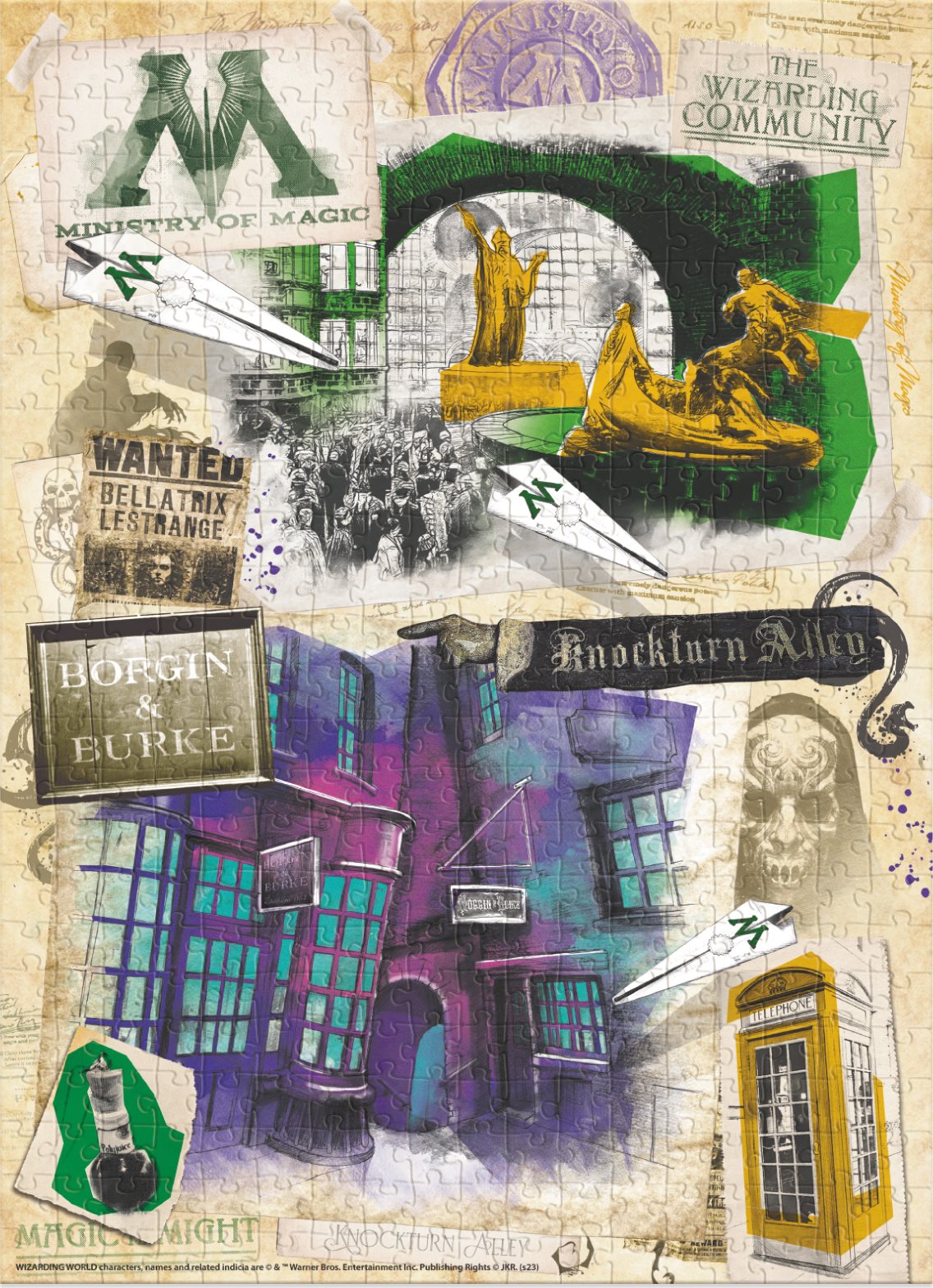 DODO Puzzle Harry Potter: Ministerstvo kouzel 450 dílků