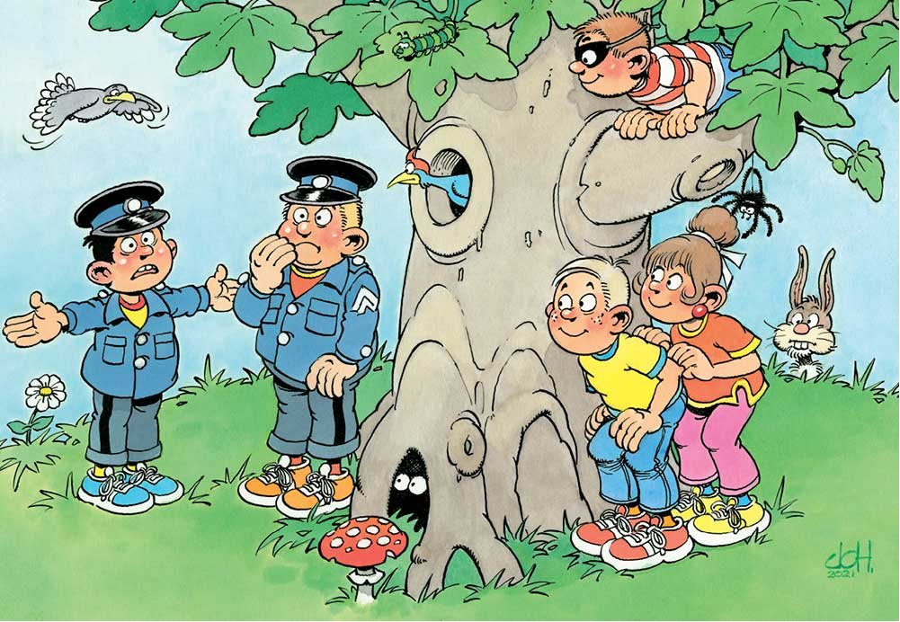 JUMBO Puzzle JvH Junior 1: Hra na schovávanou 150 dílků