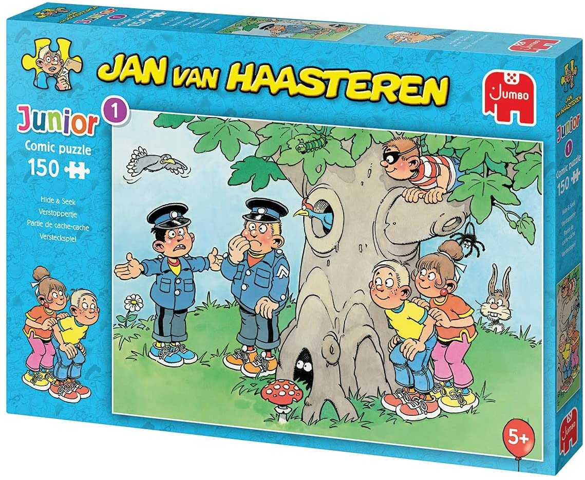 JUMBO Puzzle JvH Junior 1: Hra na schovávanou 150 dílků