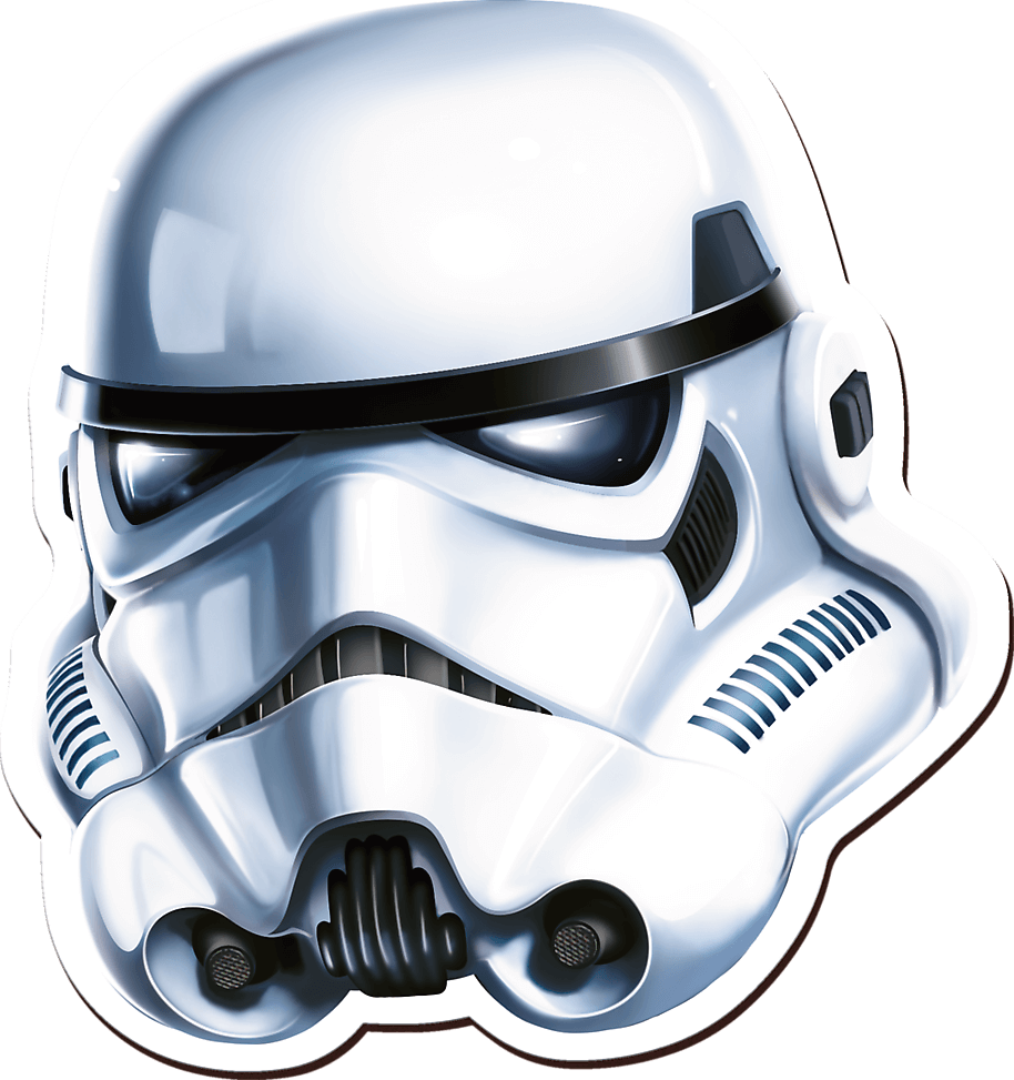 TREFL Wood Craft Origin puzzle Star Wars: Helma stormtroopera 160 dílků