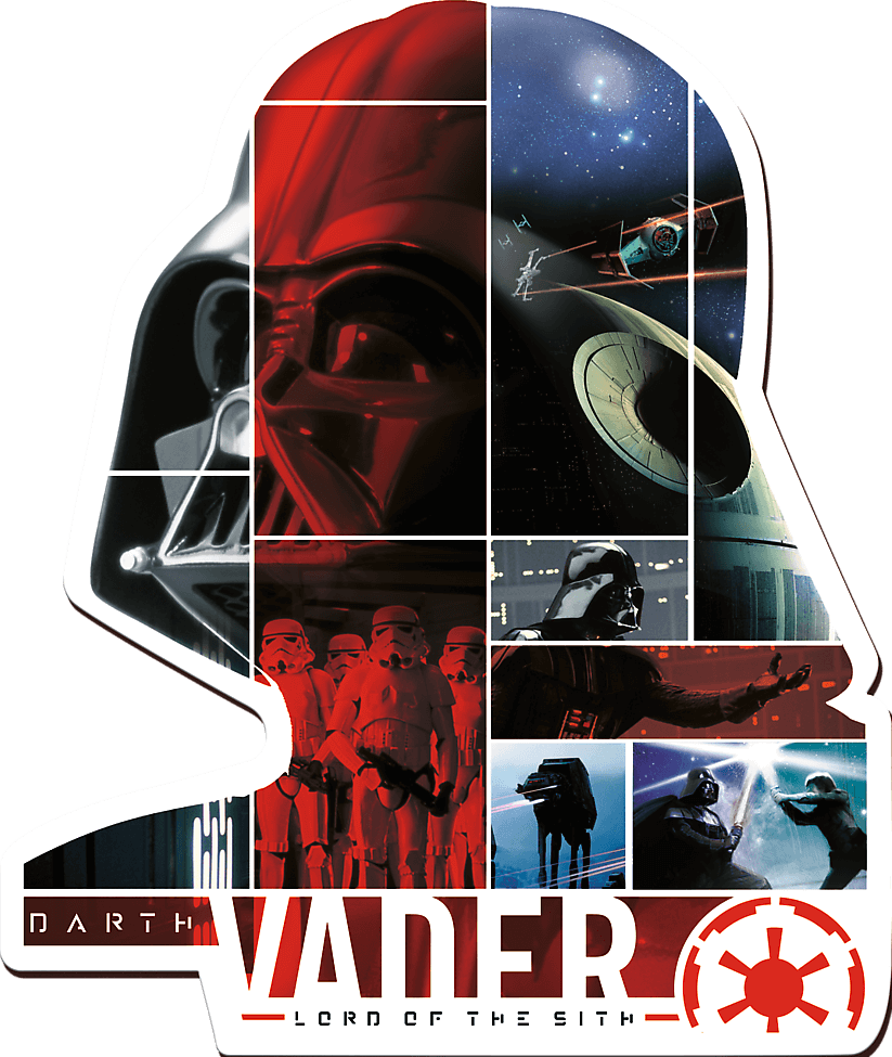 TREFL Wood Craft Origin puzzle Star Wars: Darth Vader 160 dílků