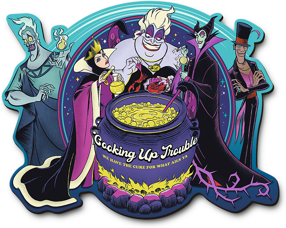 TREFL Wood Craft Origin puzzle Villains: Kujeme pikle 505 dílků