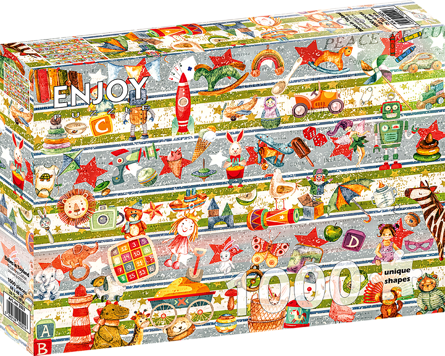 ENJOY Puzzle Hračkářství 1000 dílků